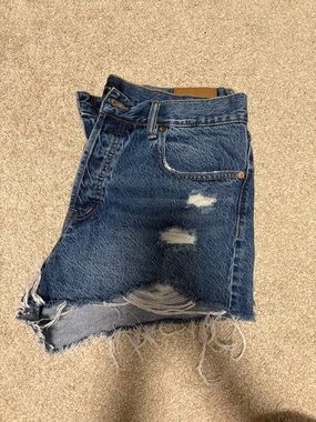 Aeropostale Blue Denim Boyfriend Shorts